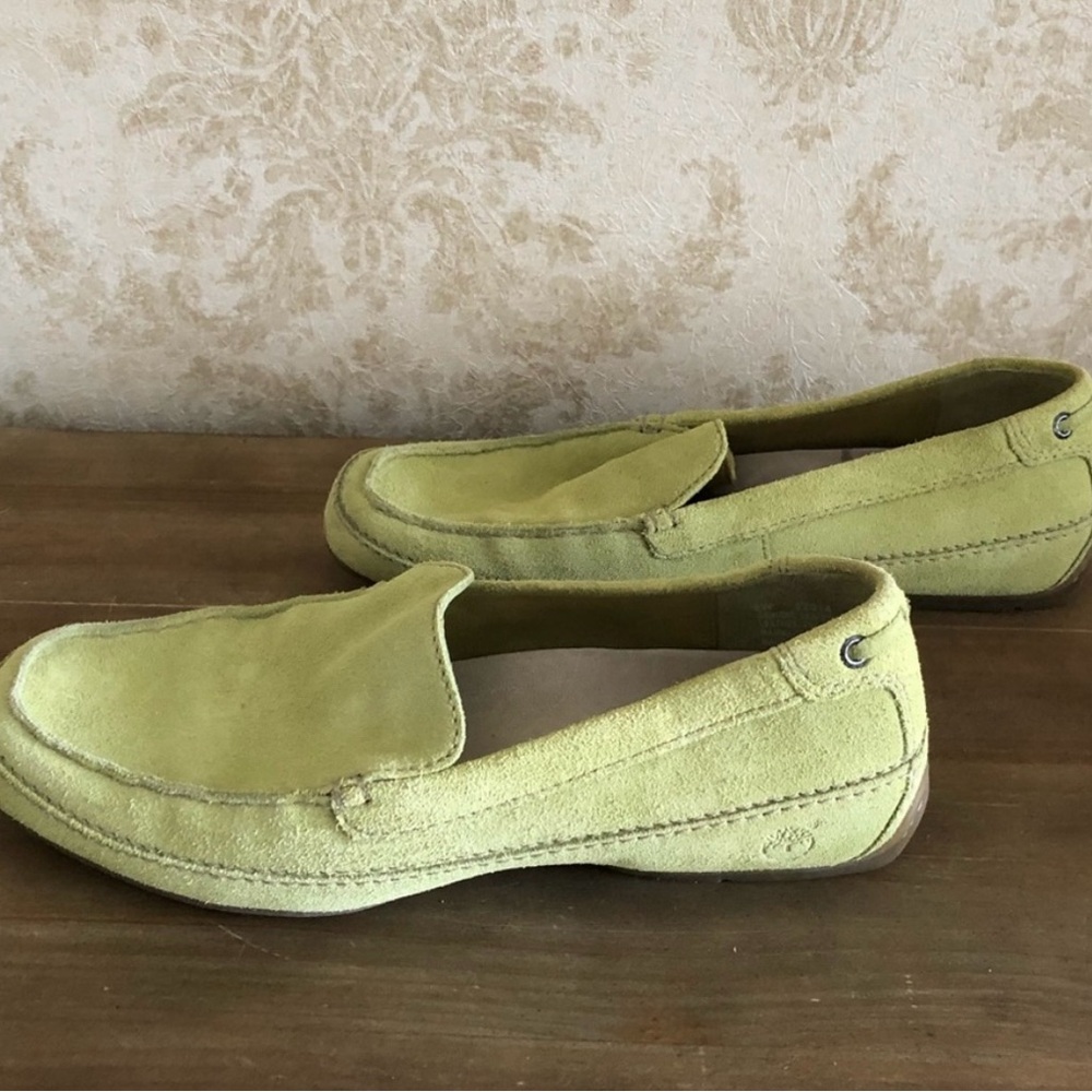 Timberland Lime Chartreuse loafers